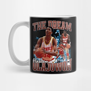 Hakeem Olajuwon The Dream Basketball Legend Signature 80S 90S Bootleg Rap Mug